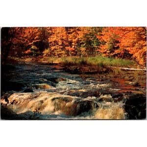 Rushing Waters 1967 Mr & Mrs Paul Augustine Osage MN Vintage Postcard SPT16